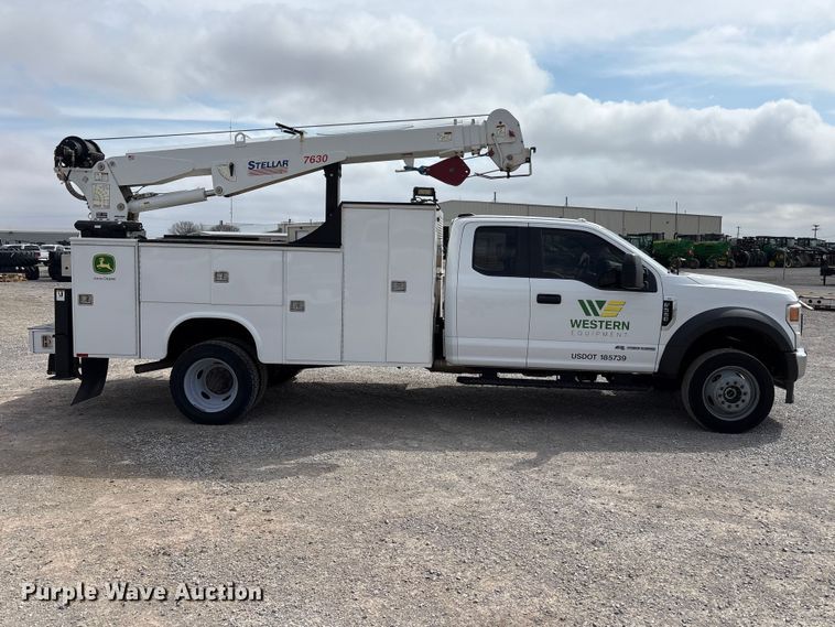 image for item EU4980 2021 Ford F550 Super Duty XL utility / service truck