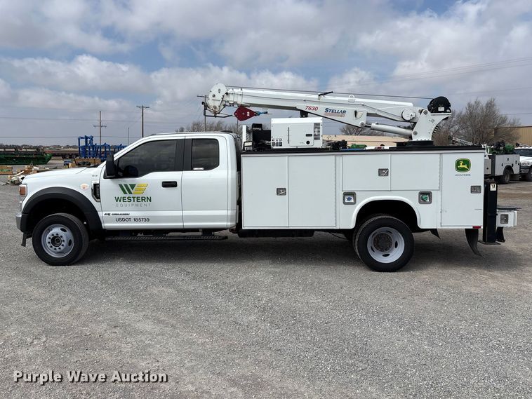 image for item EU4980 2021 Ford F550 Super Duty XL utility / service truck