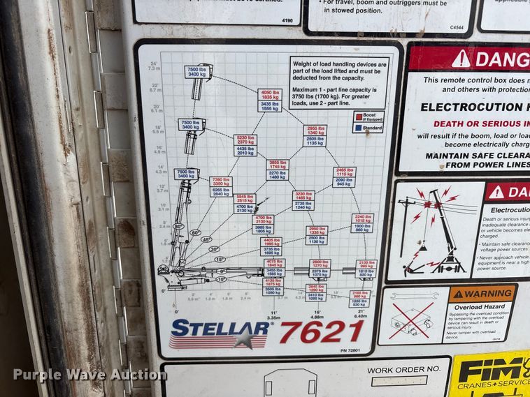 image for item EU4980 2021 Ford F550 Super Duty XL utility / service truck