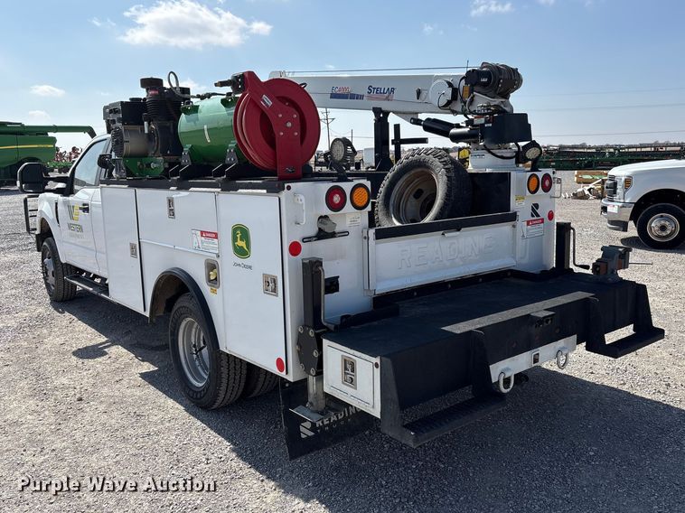 image for item EU4982 2022 Ford F-350 Ext. Cab utility bed pickup truck