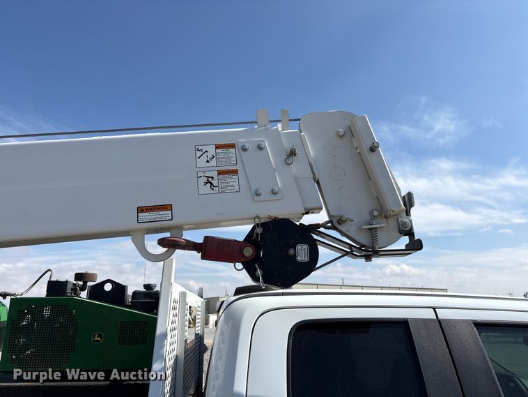 image for item EU4982 2022 Ford F-350 Ext. Cab utility bed pickup truck