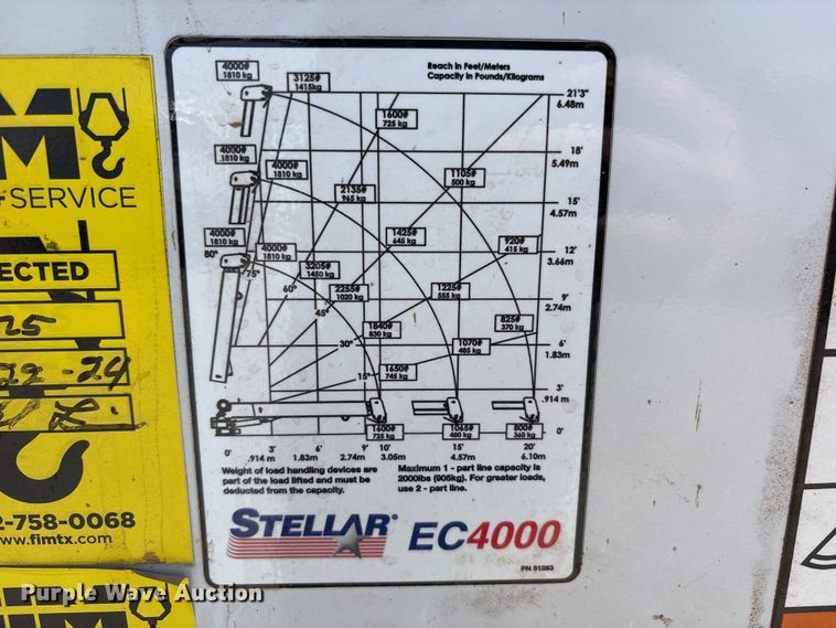 image for item EU4982 2022 Ford F-350 Ext. Cab utility bed pickup truck