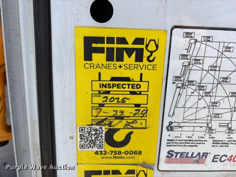 image for item EU4982 2022 Ford F-350 Ext. Cab utility bed pickup truck