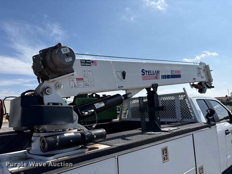 image for item EU4982 2022 Ford F-350 Ext. Cab utility bed pickup truck