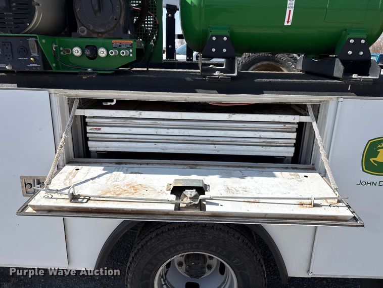 image for item EU4982 2022 Ford F-350 Ext. Cab utility bed pickup truck