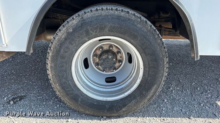 image for item EU4982 2022 Ford F-350 Ext. Cab utility bed pickup truck