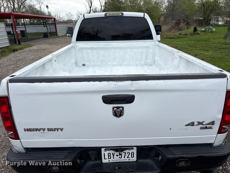 image for item EU7414 2006 Dodge Ram 2500 Ext. Cab pickup truck