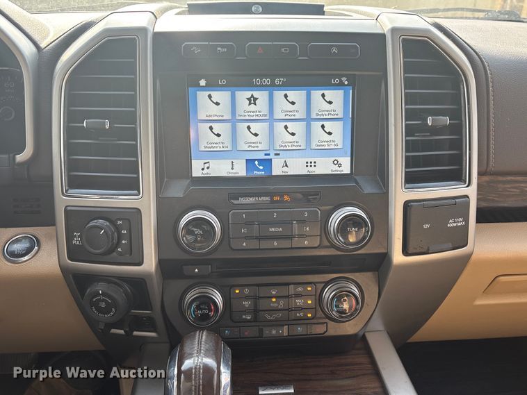 image for item EV2790 2018 Ford F150 Crew Cab pickup truck