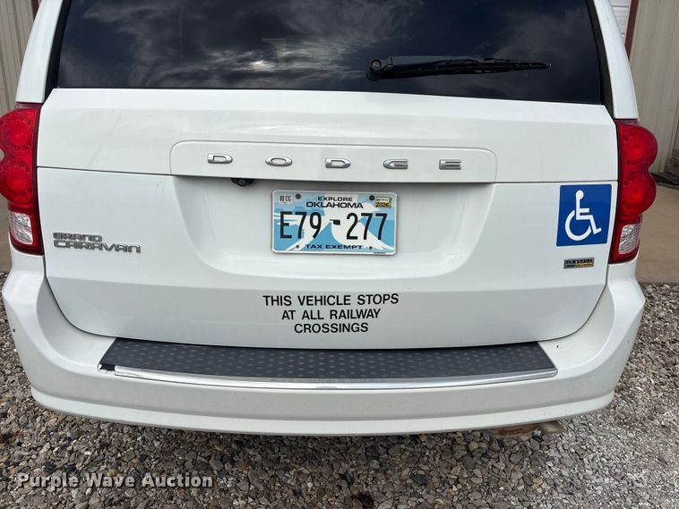 image for item EV2791 2018 Dodge Grand Caravan handicap accessible van