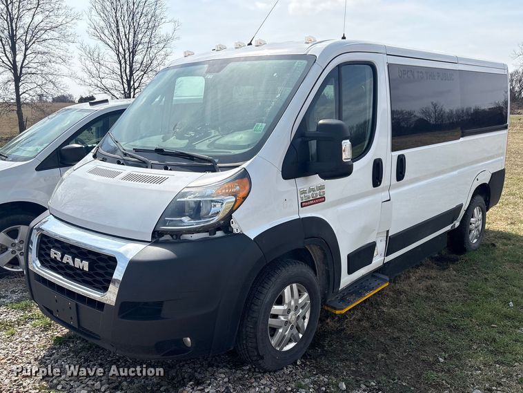 image for item EV2792 2021 RAM Promaster 1500 handicap accessible van