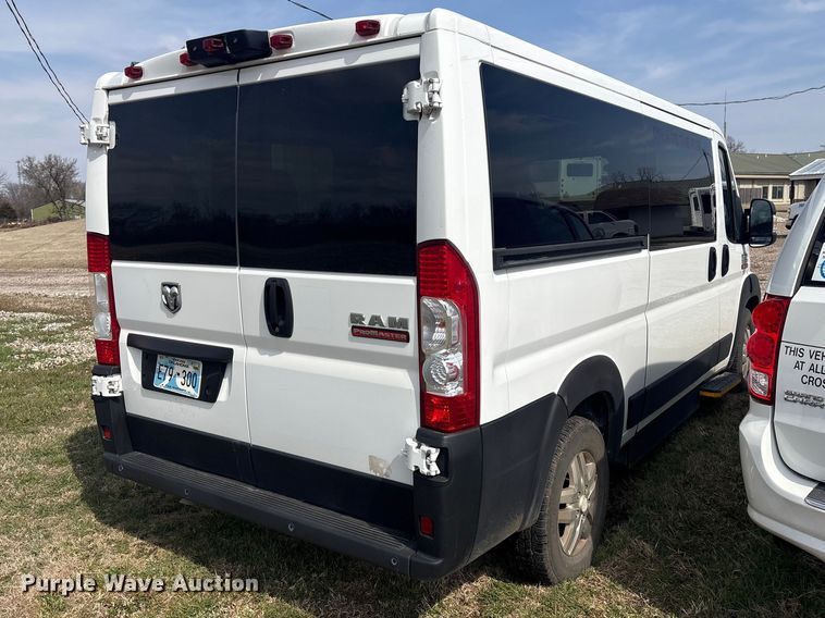 image for item EV2792 2021 RAM Promaster 1500 handicap accessible van