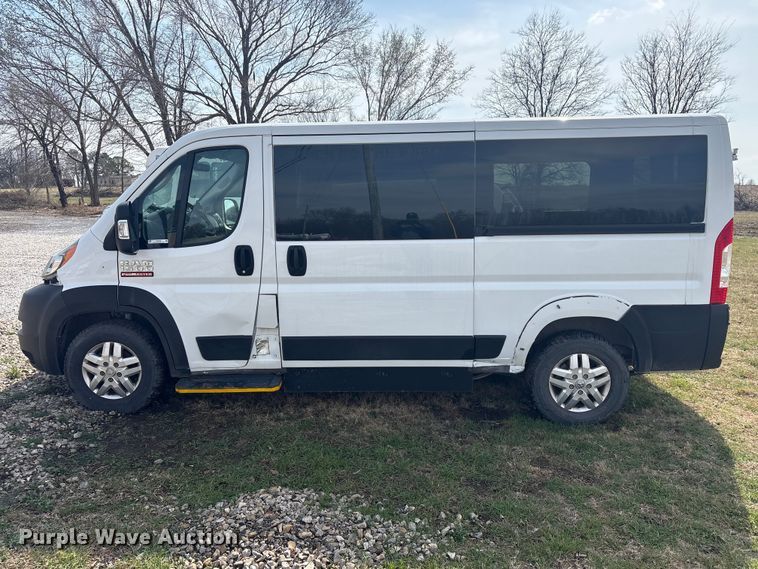 image for item EV2792 2021 RAM Promaster 1500 handicap accessible van