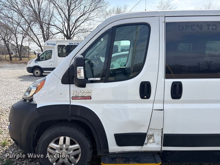image for item EV2792 2021 RAM Promaster 1500 handicap accessible van