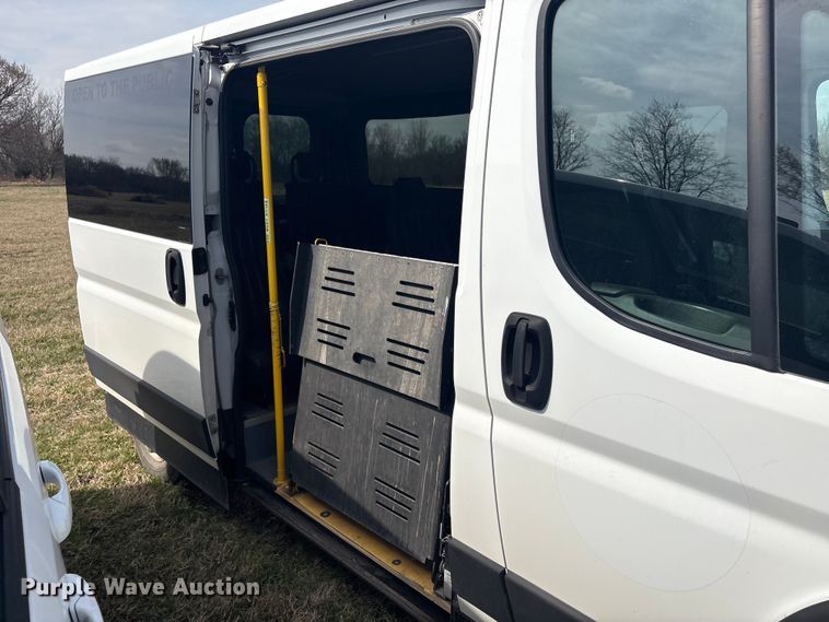 image for item EV2792 2021 RAM Promaster 1500 handicap accessible van