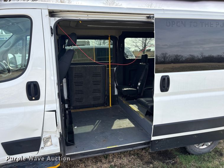 image for item EV2792 2021 RAM Promaster 1500 handicap accessible van