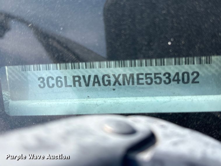 image for item EV2792 2021 RAM Promaster 1500 handicap accessible van