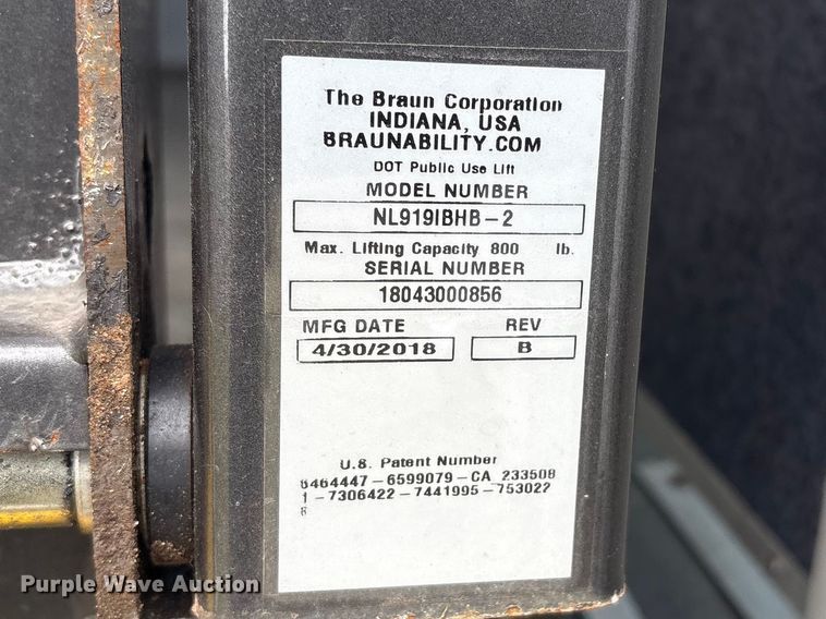 image for item EV2793 2018 Ford Transit shuttle bus