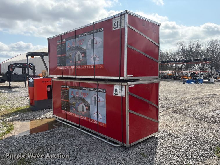 image for item EV2815 2025 Hills Industrial Heavy Duty double truss arch shelter