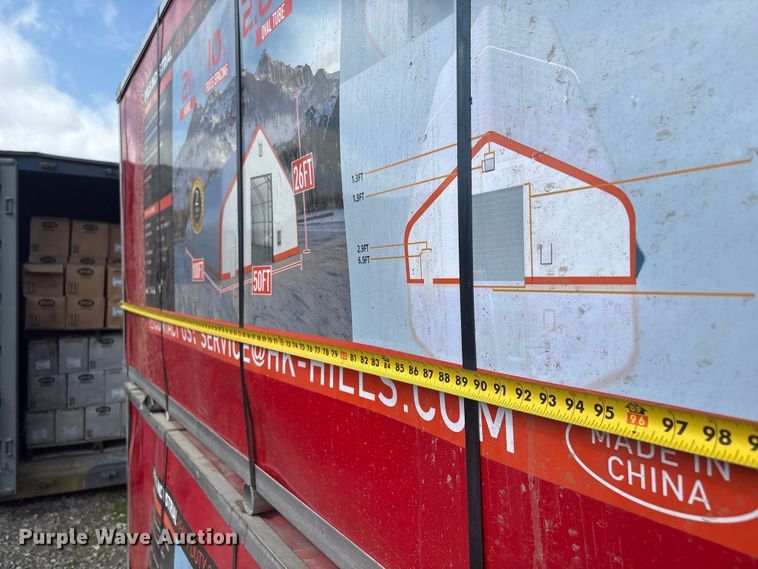 image for item EV2815 2025 Hills Industrial Heavy Duty double truss arch shelter