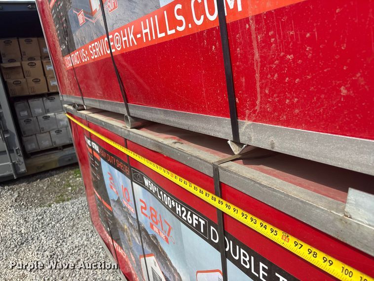 image for item EV2815 2025 Hills Industrial Heavy Duty double truss arch shelter