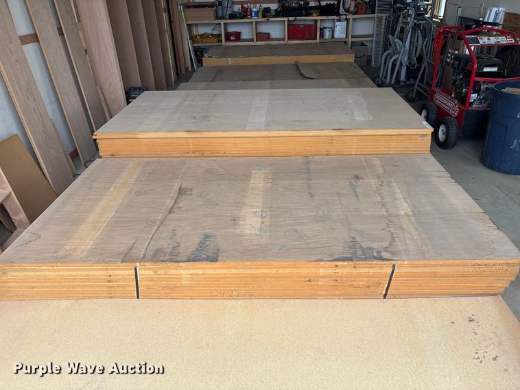 image for item EV2829 (95) sheets of cabinet grade medium density fiberboard