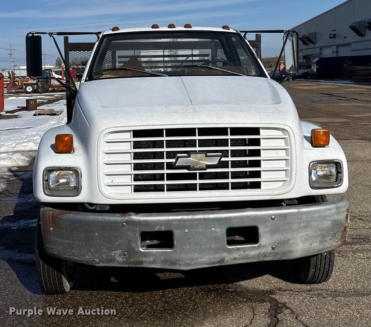 image for item FB0704 1997 Chevrolet C6 flatbed truck