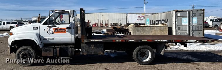 image for item FB0704 1997 Chevrolet C6 flatbed truck