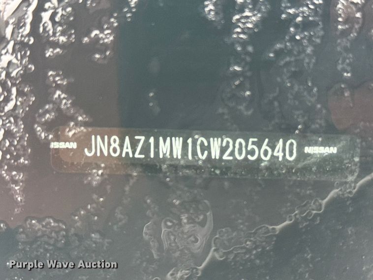 image for item FB0919 2012 Nissan Murano SUV