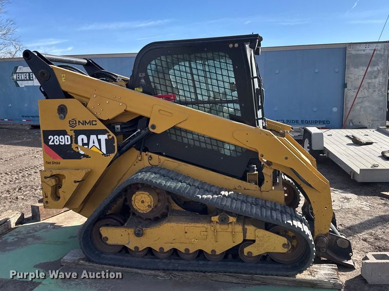 image for item FB0950 2018 Caterpillar 289D tracked skid steer loader