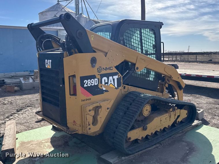 image for item FB0950 2018 Caterpillar 289D tracked skid steer loader