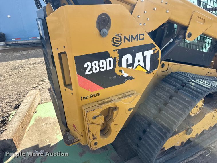 image for item FB0950 2018 Caterpillar 289D tracked skid steer loader