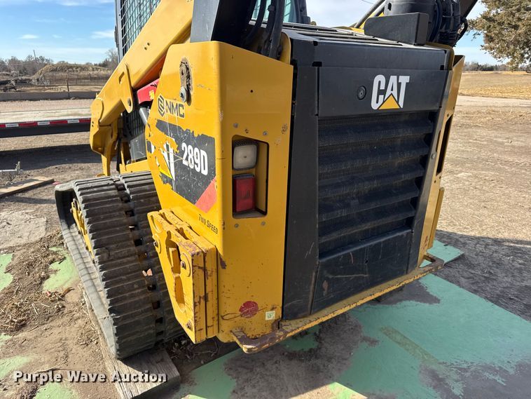 image for item FB0950 2018 Caterpillar 289D tracked skid steer loader