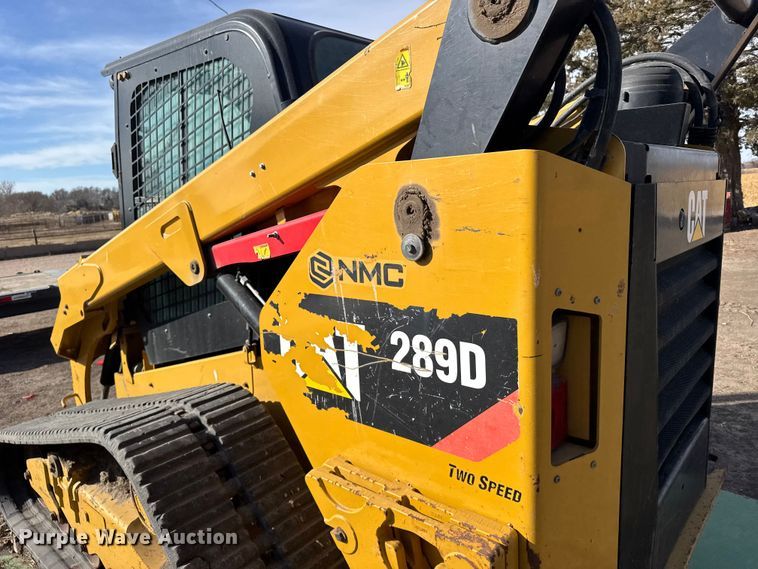 image for item FB0950 2018 Caterpillar 289D tracked skid steer loader