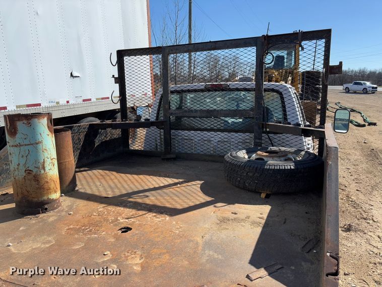 image for item FB3144 1997 Ford F350 flatbed pickup truck