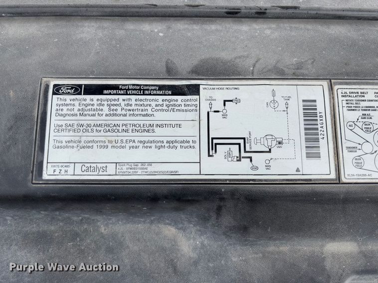 image for item FB3172 1999 Ford F150 pickup truck