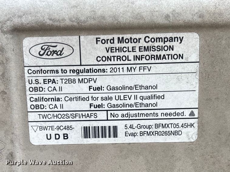 image for item FB3186 2011 Ford E250 van