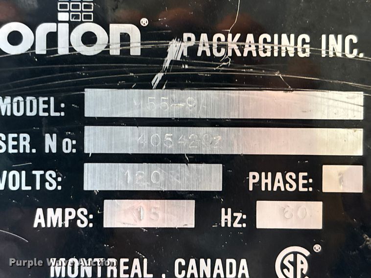 image for item FB3568 Orion 55-9 pallet wrap machine