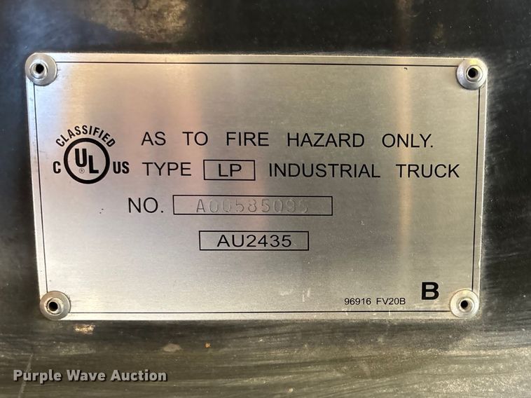 image for item FB3570 2014 Nissan PF70 forklift