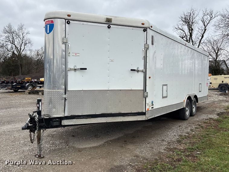 image for item FB3571 2017 Interstate Kingman Pro Series enclosed snowmobile trailer