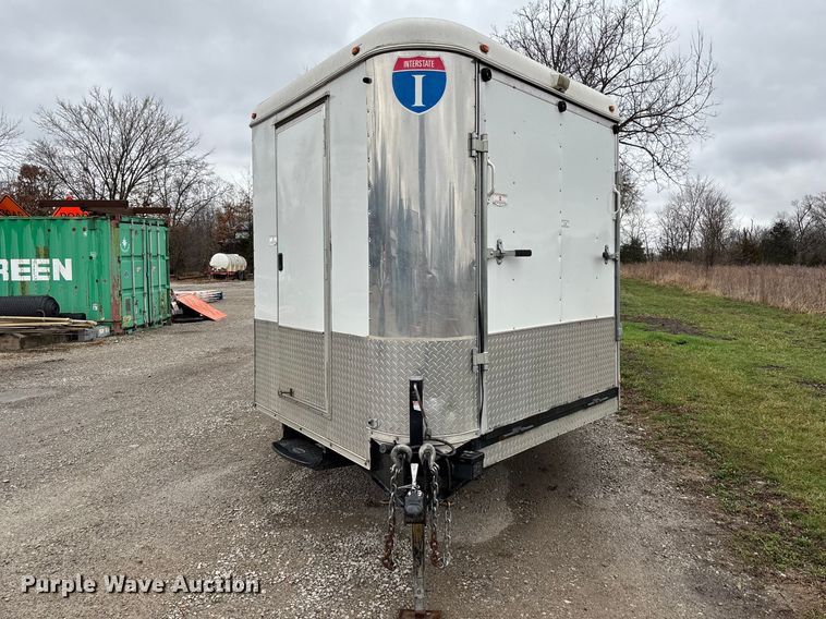 image for item FB3571 2017 Interstate Kingman Pro Series enclosed snowmobile trailer