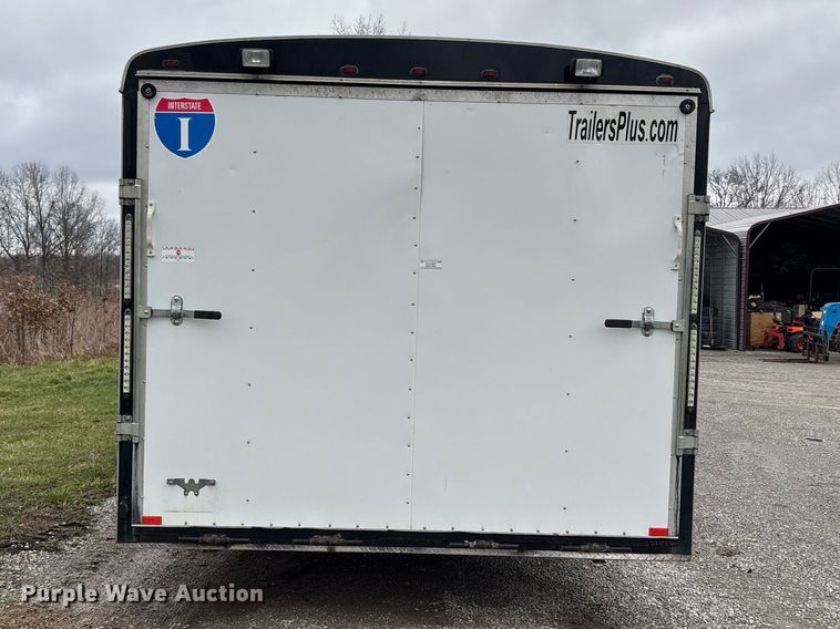 image for item FB3571 2017 Interstate Kingman Pro Series enclosed snowmobile trailer