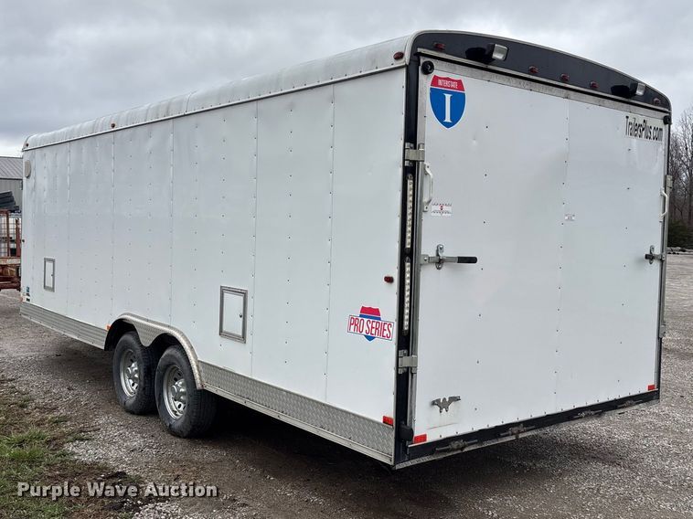 image for item FB3571 2017 Interstate Kingman Pro Series enclosed snowmobile trailer