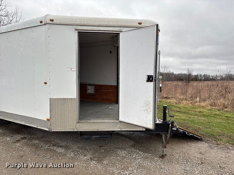 image for item FB3571 2017 Interstate Kingman Pro Series enclosed snowmobile trailer