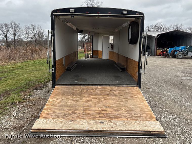 image for item FB3571 2017 Interstate Kingman Pro Series enclosed snowmobile trailer