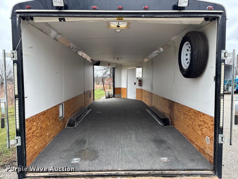 image for item FB3571 2017 Interstate Kingman Pro Series enclosed snowmobile trailer