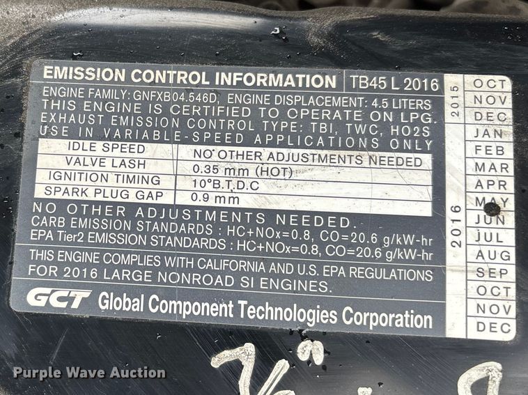 image for item FB5513 2015 Nissan PF80YLP forklift