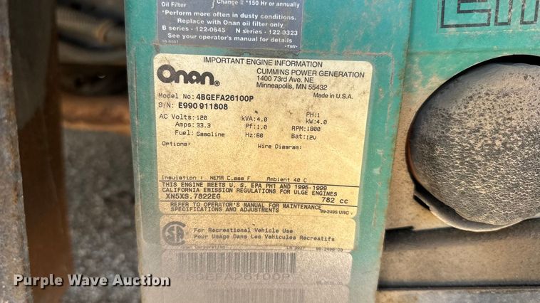 image for item FB6974 2000 Workhorse Allegro RV