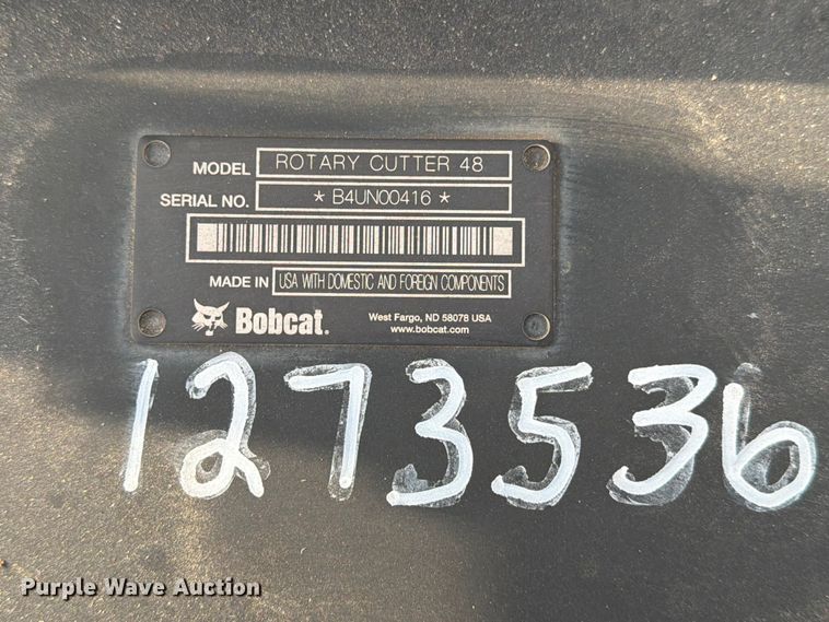 image for item FB8004 Bobcat 48 rotary mower