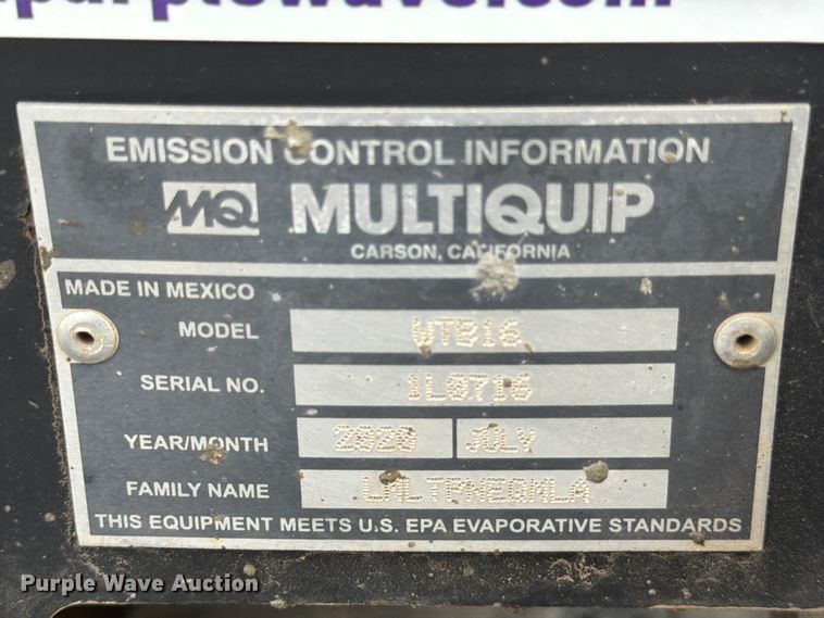 image for item FB8006 Multiquip WTB16 concrete buggy