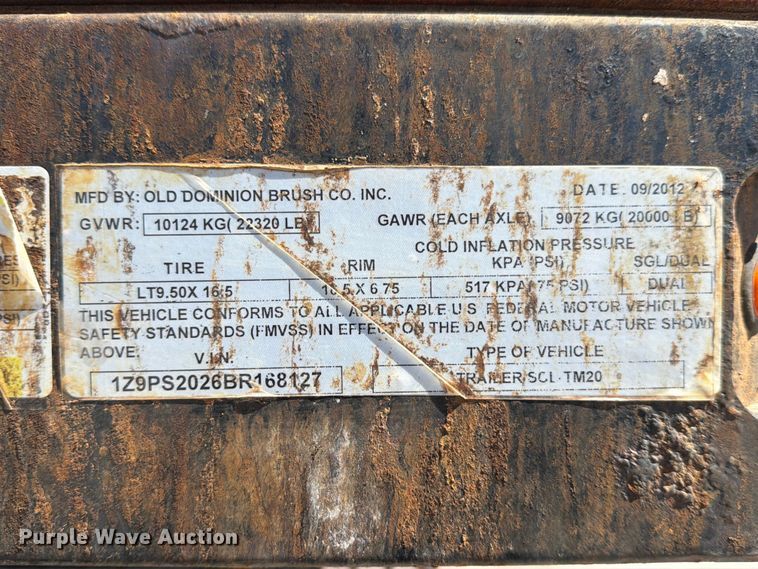 image for item FB8011 2011 Old Dominion Brush SCLTM20 leaf vacuum